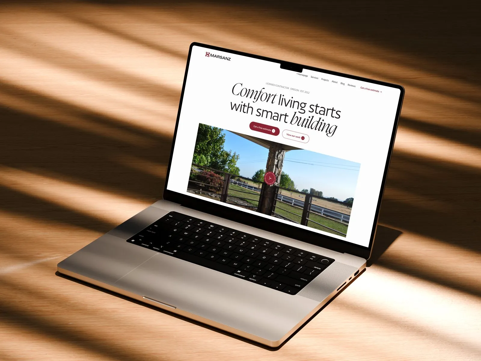 Marsanz Built website