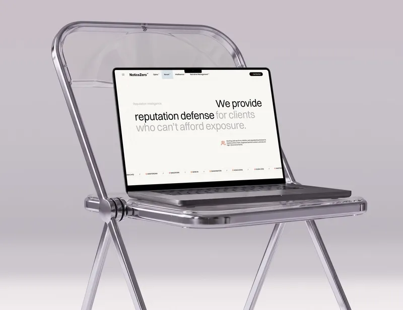NoticeZero website