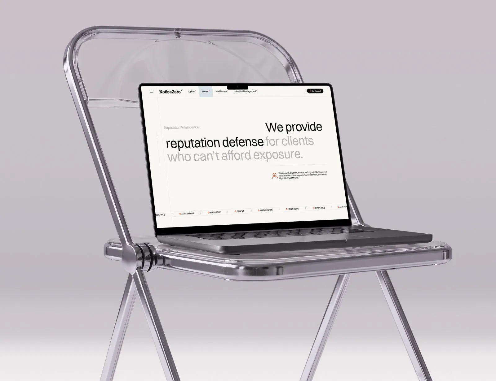 NoticeZero website
